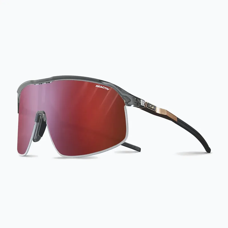 Julbo Dencity Reactiv 0-3 High Contrast lesklé průsvitné černé/měděné cyklistické brýle Vrácení Zdarma