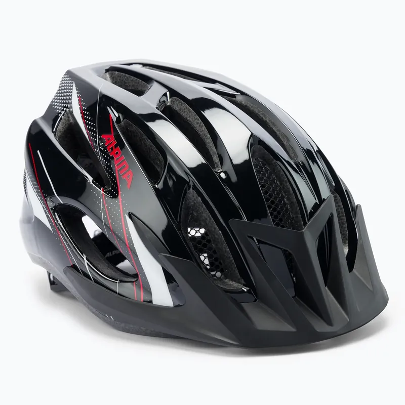 Cyklistická přilba Alpina MTB 17 black/white/red Finální Výprodej
