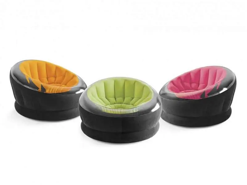 Vrácení Zdarma Nafukovací křeslo Intex 68582 EMPIRE chair - Oranžová