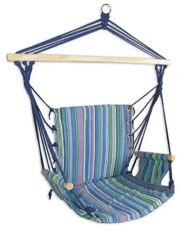 Houpací křeslo Sedco RELAX 103x56 cm - zelená/modrá Top Prodej