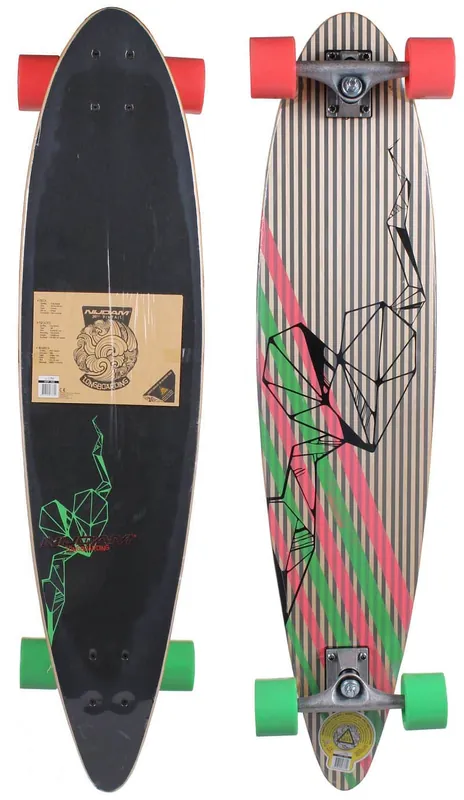 longboard Jungle Stripes skateboard 39in Značkový