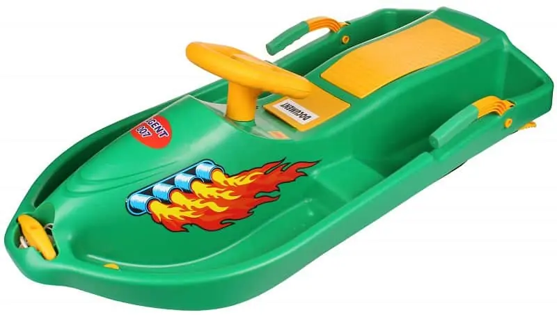 plastové boby Snow Boat 007 řiditelné, s brzdami Originální
