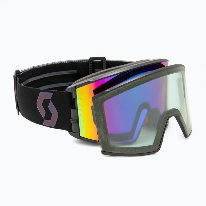Finální Výprodej Lyžařské brýle SCOTT React black/aurora green/enhancer teal chrome/pro green