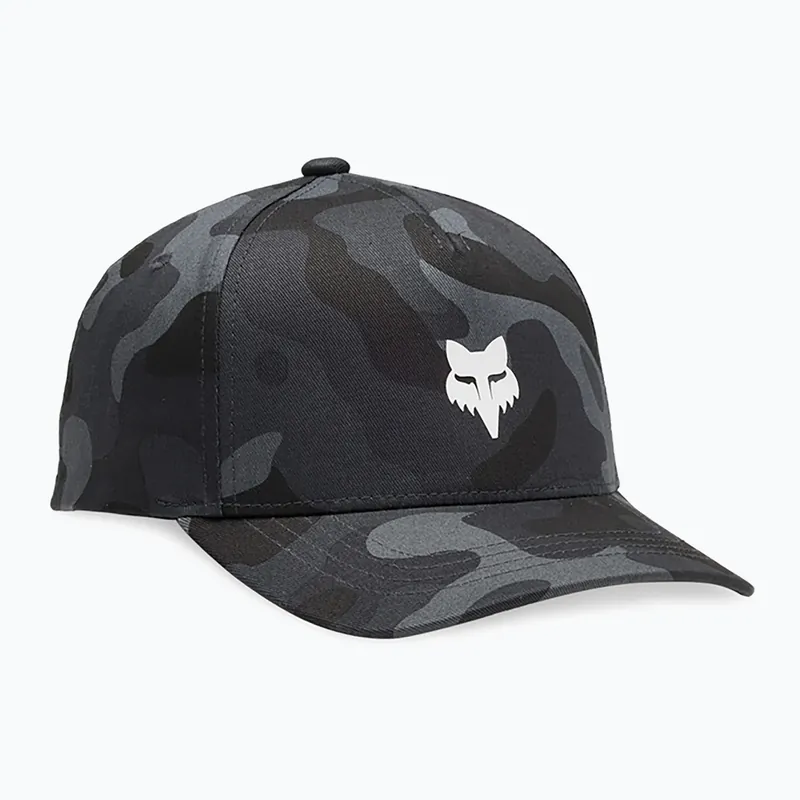 Dětská kšiltovka Fox Racing Camo 110 Sb Jr black camo Novinka Výprodej