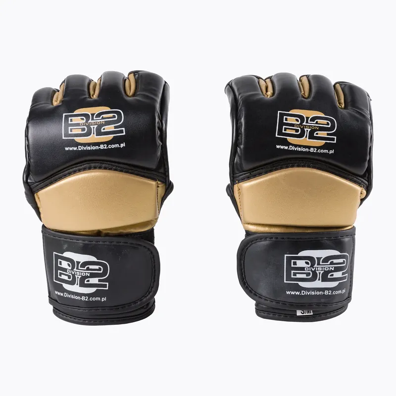 Sezónní Sleva Grapplingové rukavice pro MMA DIVISION B-2 černé DIV-MMA04