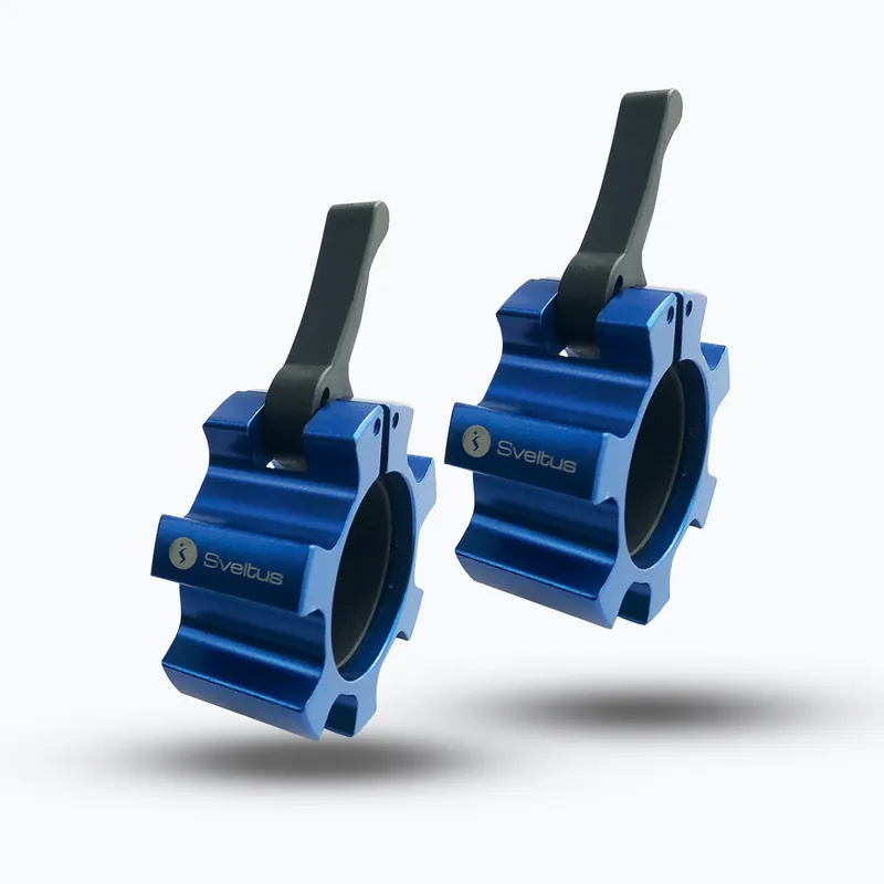 Akční Cena Zarážky na činku Sveltus Aluminium Stop Disc 2 ks blue