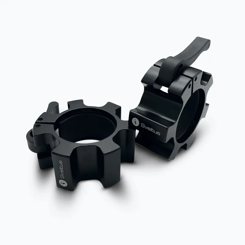Zarážky na činku Sveltus Aluminium Stop Disc 2 szt. black Nejprodávanější