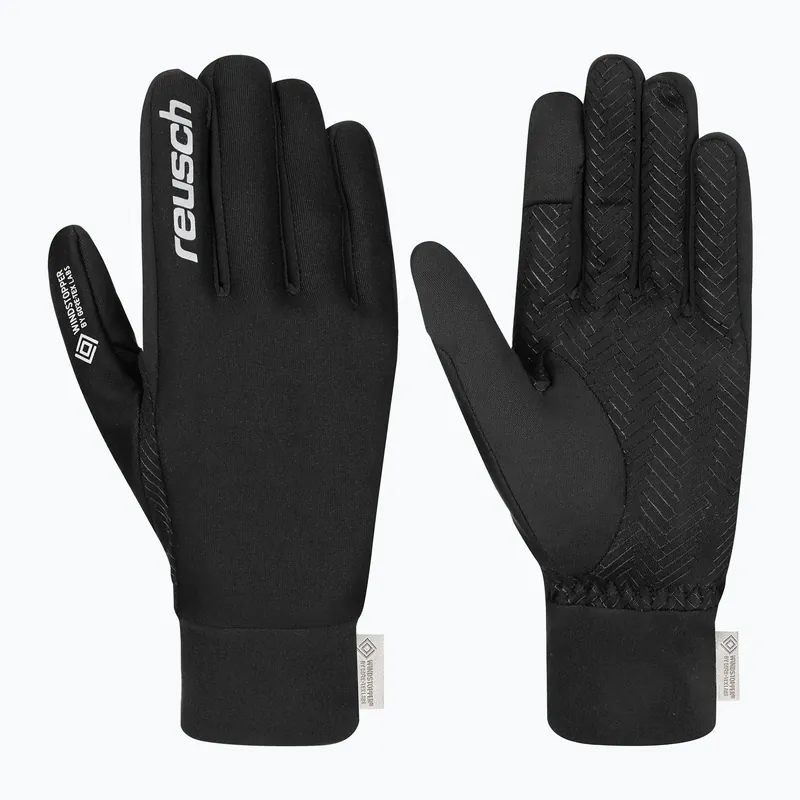 Výprodej Pánské rukavice Reusch Karayel Windstopper Touch-Tec black/silver