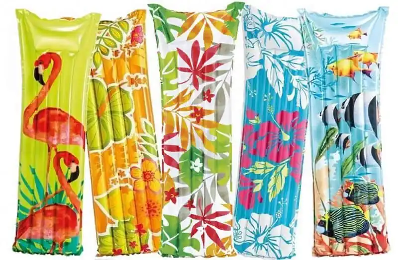 Oblíbený Nafukovací lehátko INTEX FASHION 59720 - Modré květiny