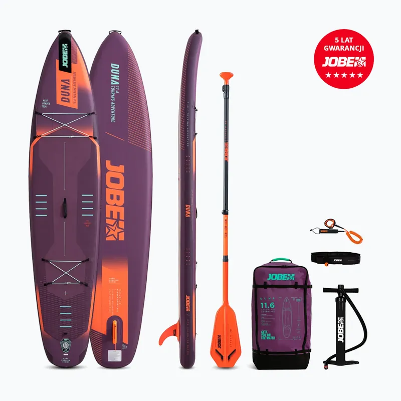 SUP prkno JOBE Aero Duna SUP Board Package 11‘6" sunset purple Top Prodej