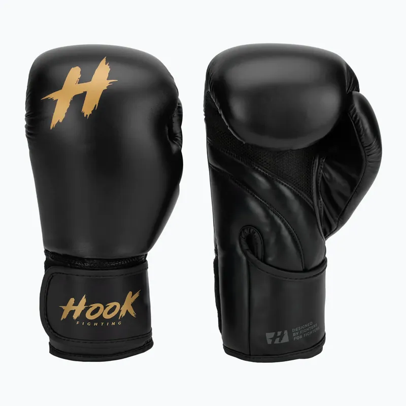 Levný Boxerské rukavice HOOK FIGHTING Ready To Train black