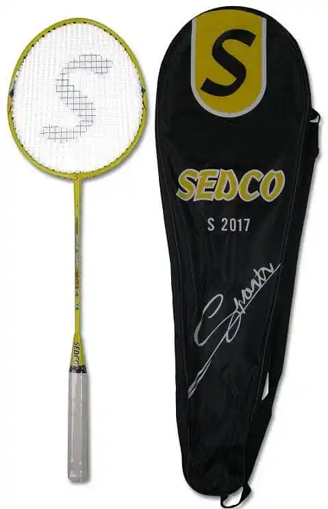 Badmintonová raketa SEDCO SUPER 2017 žlutá Cenově Výhodný