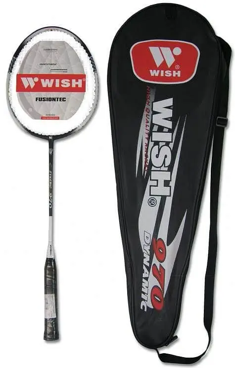 Finální Výprodej Badminton raketa Wish CARBON 970 - Bílo-černá