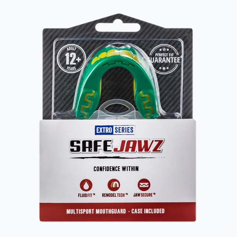 Výprodej SAFEJAWZ Extro Series Jaw Protector zelená SJOGREA