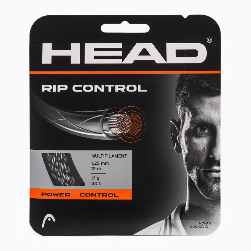 Akce Tenisové struny HEAD Rip Control Black 281099