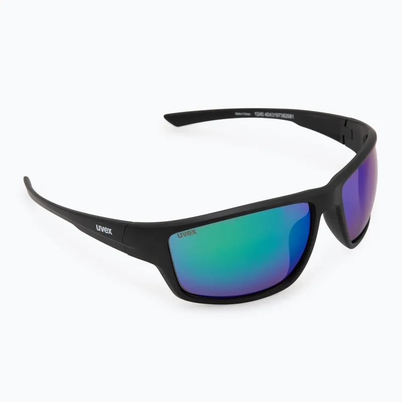 Vrácení Zdarma Sluneční brýle UVEX Sportstyle 230 black matt/mirror green