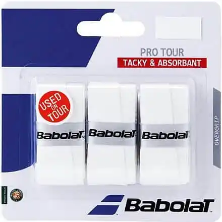 Bezpečná Platba Pro Tour overgrip vrchní omotávka 0,6 mm bílá