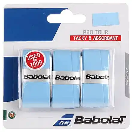 Oblíbený Pro Tour overgrip vrchní omotávka 0,6 mm modrá