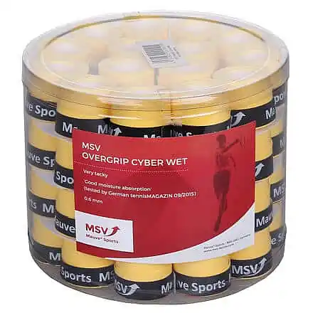 Cyber Wet overgrip omotávka tl. 0,6 mm žlutá Vrácení Zdarma