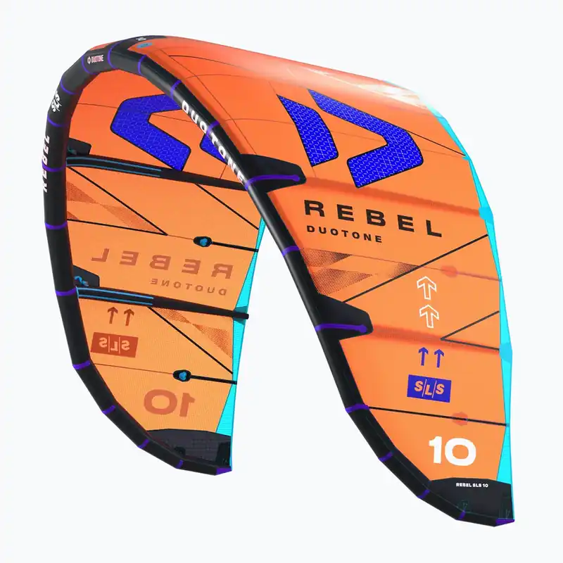 Originální Tažný drak kite DUOTONE Rebel SLS 2025 orange/blue