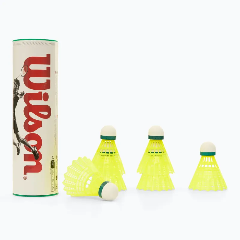 Nová Kolekce Badmintonové šipky Wilson Championship 6 szt. yellow