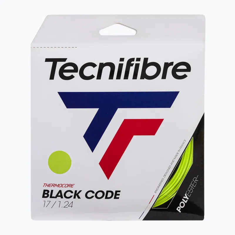 Tenisová struna Tecnifibre Black Code žlutá 04GBL124XV Jen Po Omezenou Doba