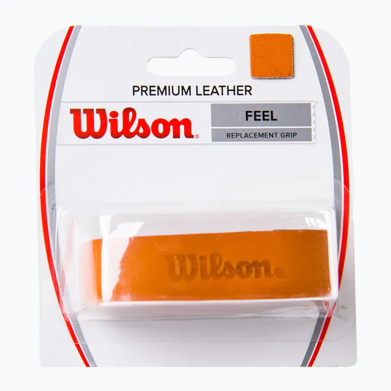 Wilson Premium Leather Grip brown WRZ420100+ Omotávka na tenisovou raketu Ihned K Objednání