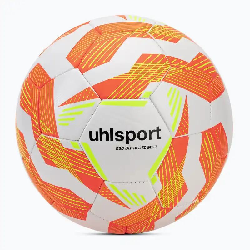 Fotbalový míč uhlsport Ultra Lite Soft 290 white/fluo orange/fluo yellow velikost 3 Nová Kolekce
