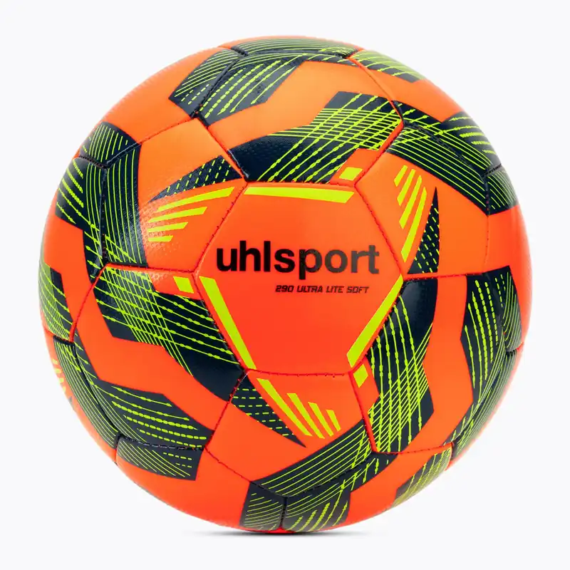 Fotbalový míč uhlsport Ultra Lite Soft 290 fluo orange/navy/fluo yellow velikost 3 Autentický