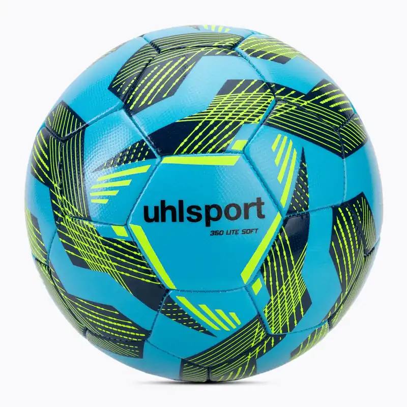 Fotbalový míč uhlsport Lite Soft 350 light blue/navy/fluo green velikost 4 Odeslání Ihned