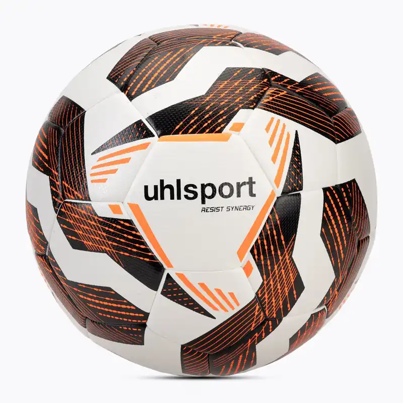 Fotbalový míč uhlsport Resist Synergy white/black/fluo orange velikost 4 Nejprodávanější
