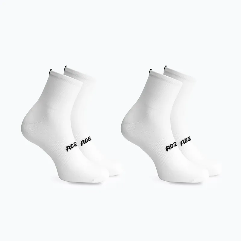Cyklistické ponožky Rogelli Essential 2 páry white Nejlepší Cena