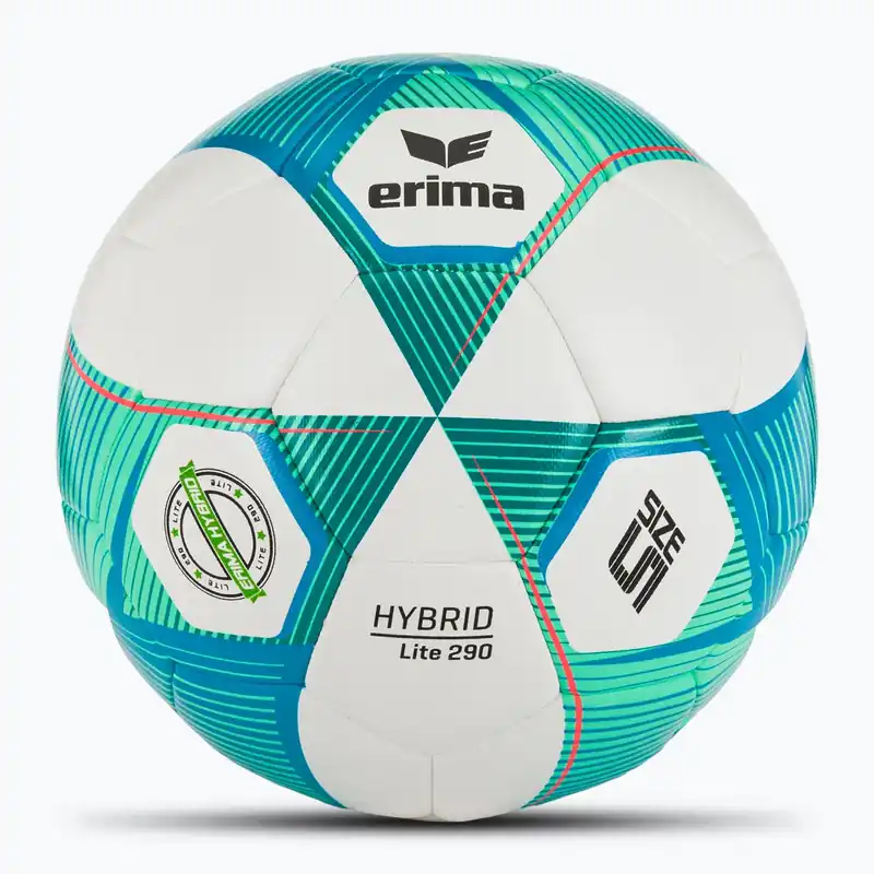 Hit Sezóny Fotbalový míč ERIMA Hybrid Lite 290 curacao/petrol velikost 5
