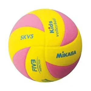 Míč volley MIKASA KIDS SKV5 - růžová Autentický