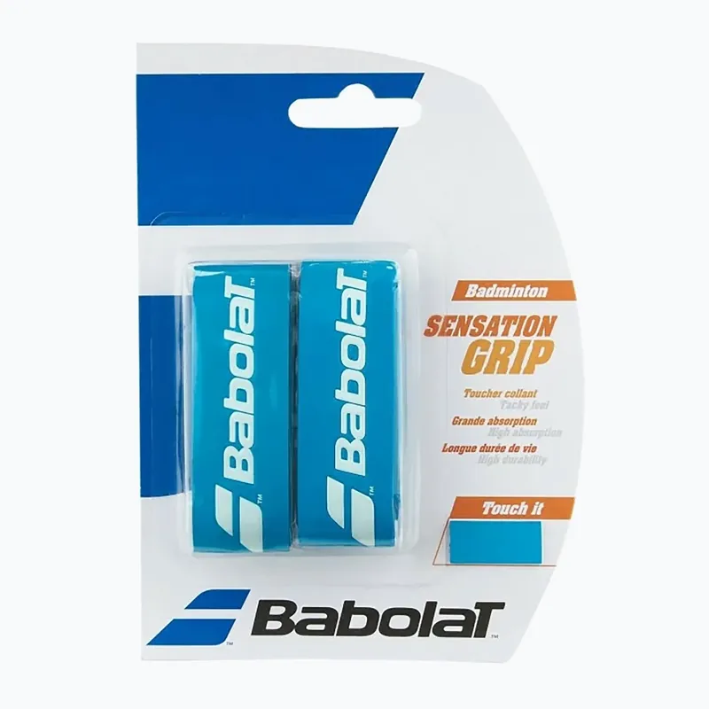 Omotávky na badmintonové rakety Babolat Grip Sensation 2 ks blue Must-Have