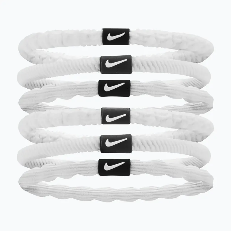 Gumičky do vlasů Nike Flex Hair Tie 6 ks white/black/white Značkový