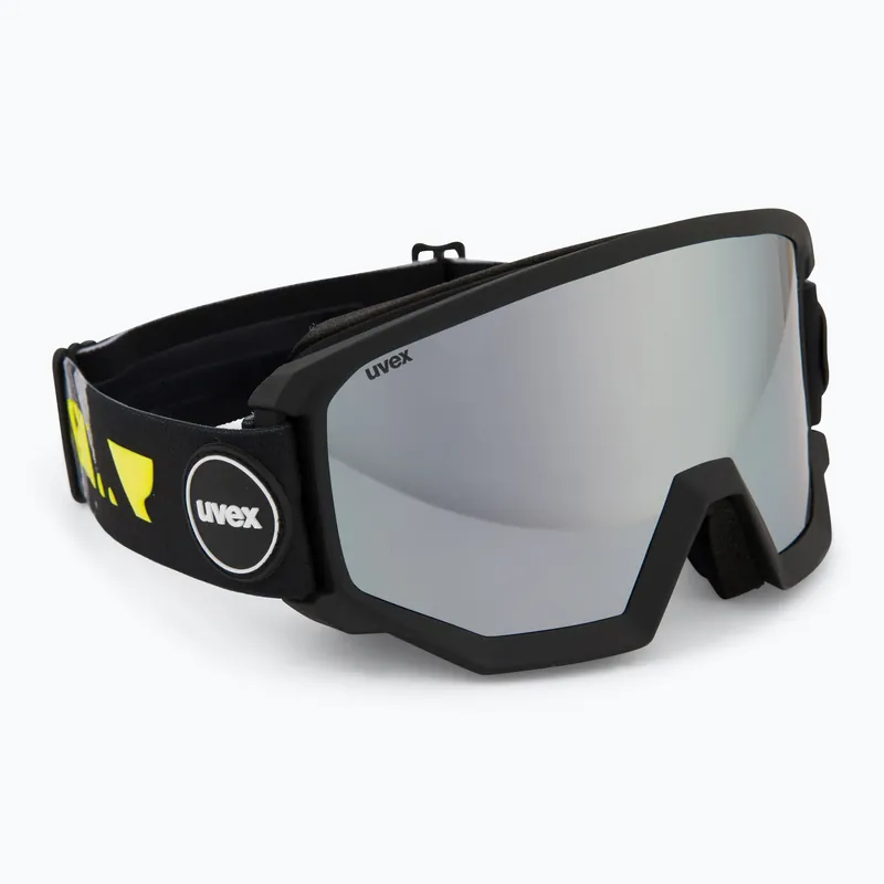 Vysoce Kvalitní Lyžařské brýle UVEX Athletic CV black matt/mirror silver green