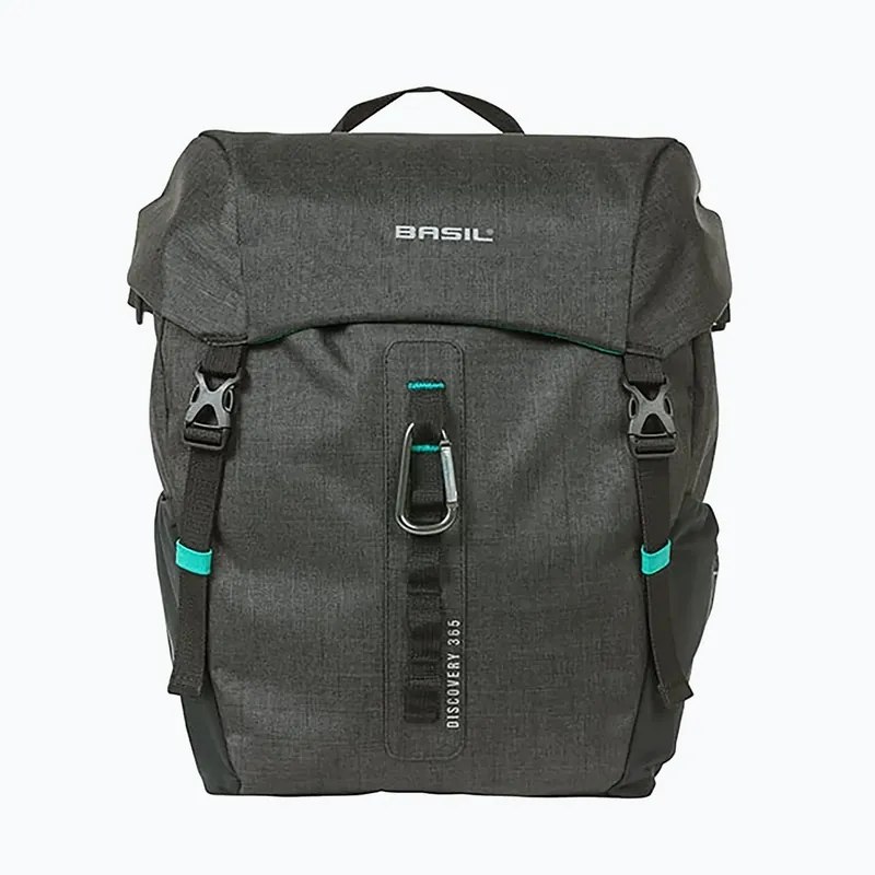 Cyklistická brašna Basil Discovery 365D Single Bag MIK Hooks 9 l black mélange Výprodej