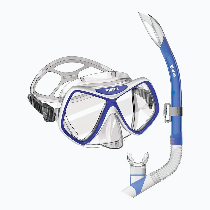 Sada na šnorchlování Mares Ridley blue/white/clear Novinka Přímo Od Výrobce