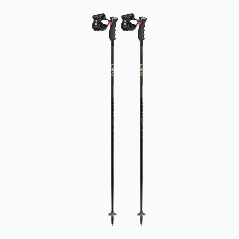 Lyžařské hole LEKI Artena Airfoil 3D black/dark anthracite/rose gold Sleva