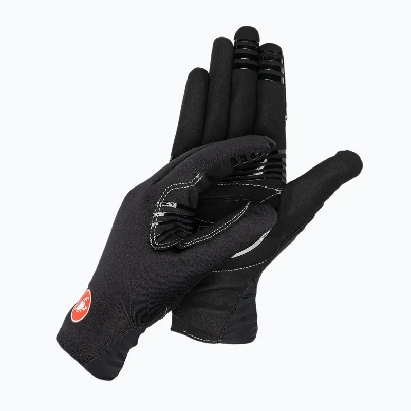 Vysoce Kvalitní Pánské cyklistické rukavice Castelli Lightness 2 black