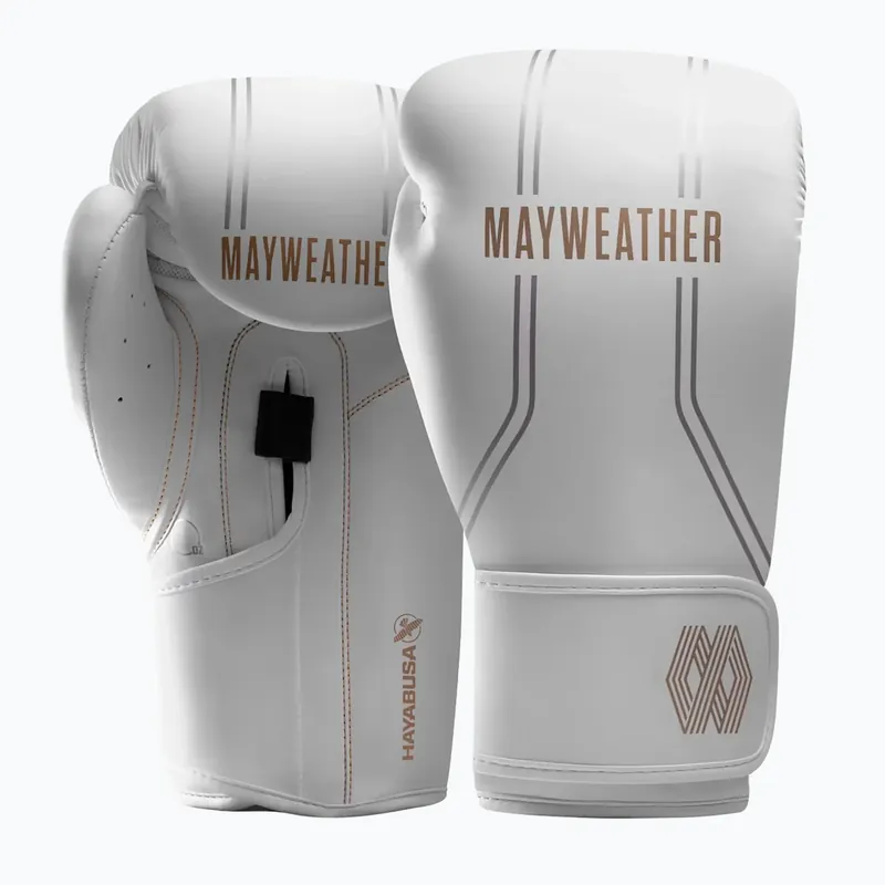 Nejprodávanější Boxerské rukavice Hayabusa Mayweather Contender white/gold