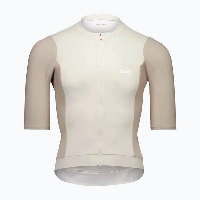 Zlevněný Pánský cyklistický dres POC Cadence Jersey okenite off-white