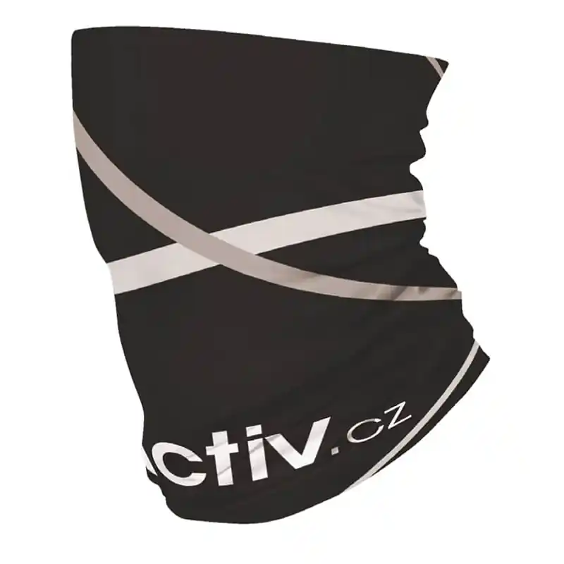 Super Cena Nákrčník ForActiv.cz černý(bílé logo)