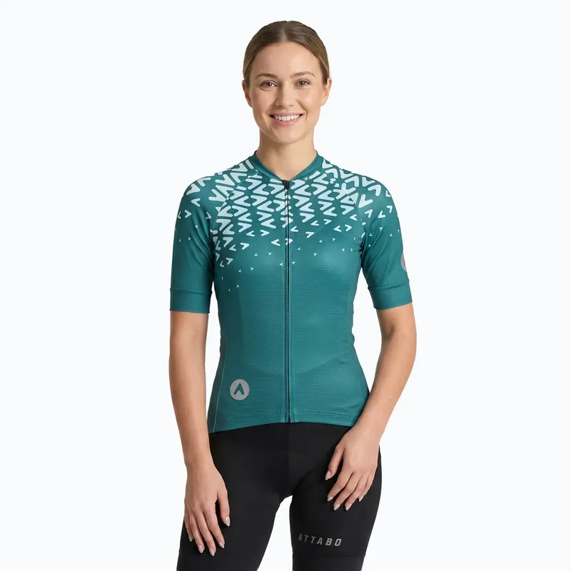 Sleva Dámské cyklistické tričko ATTABO Tevi WMNS green