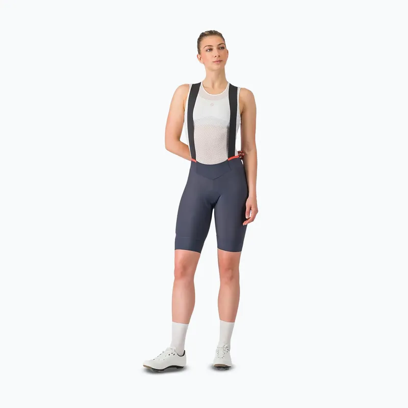 Akční Nabídka Dámské cyklistické šortky Castelli Prima 2 DT In twillight blue/hibiscus