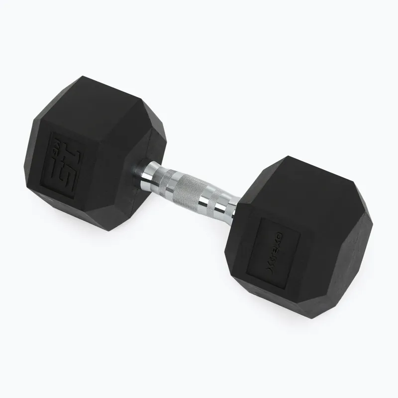 Objednat Nyní Pogumovaná činka XTREXO Hex HXD150 15 kg