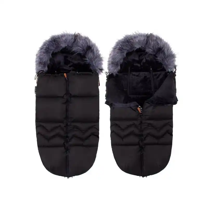 Zimní fusak s kožíškem 4v1 SPRINGOS FLUFFY černý Top Prodej