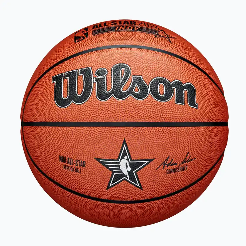 Basketbalový míč Wilson 2024 NBA All Star Replica brown velikost 7 Sezónní Sleva