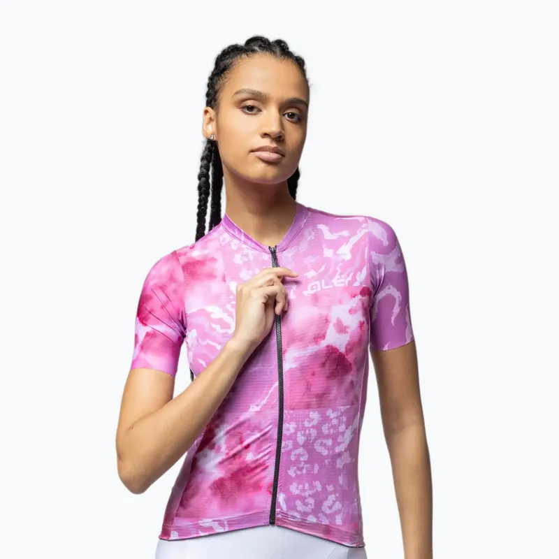 Akční Cena Dámský cyklistický dres Alé Linfa pink combo